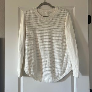 Sweater with elbow patches